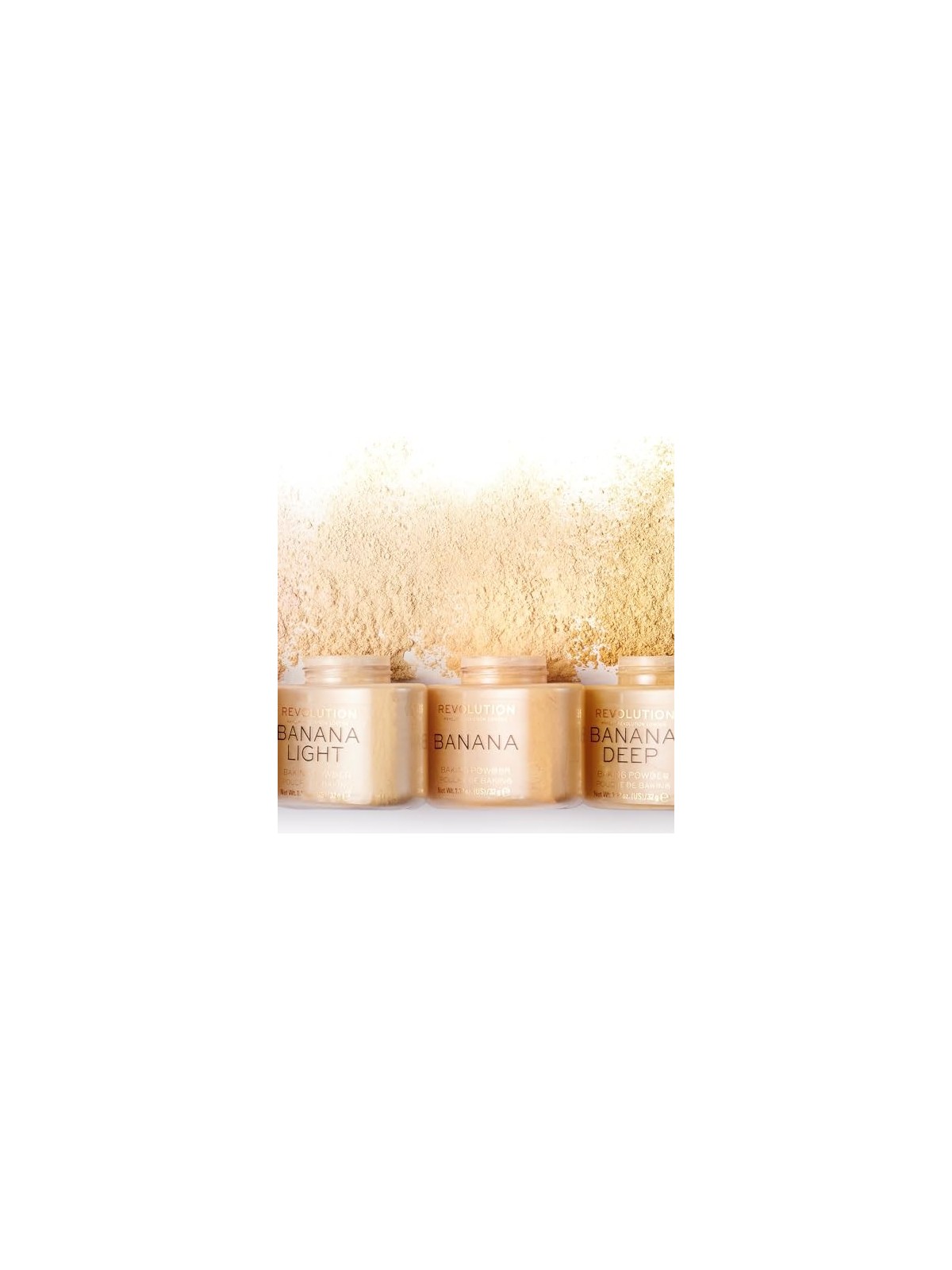 Makeup Revolution Lievito in polvere Polvere sciolta 32 g donna Banana Deep