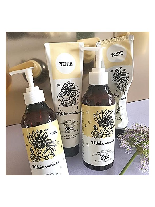 YOPE Balsamo naturale per capelli Latte dAvena 170ml