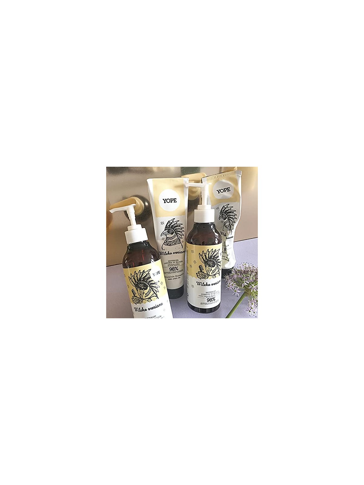 YOPE Balsamo naturale per capelli Latte dAvena 170ml