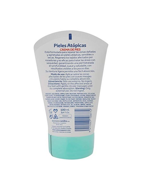 Crema idratante e riparatrice per piedi 100ml unisex