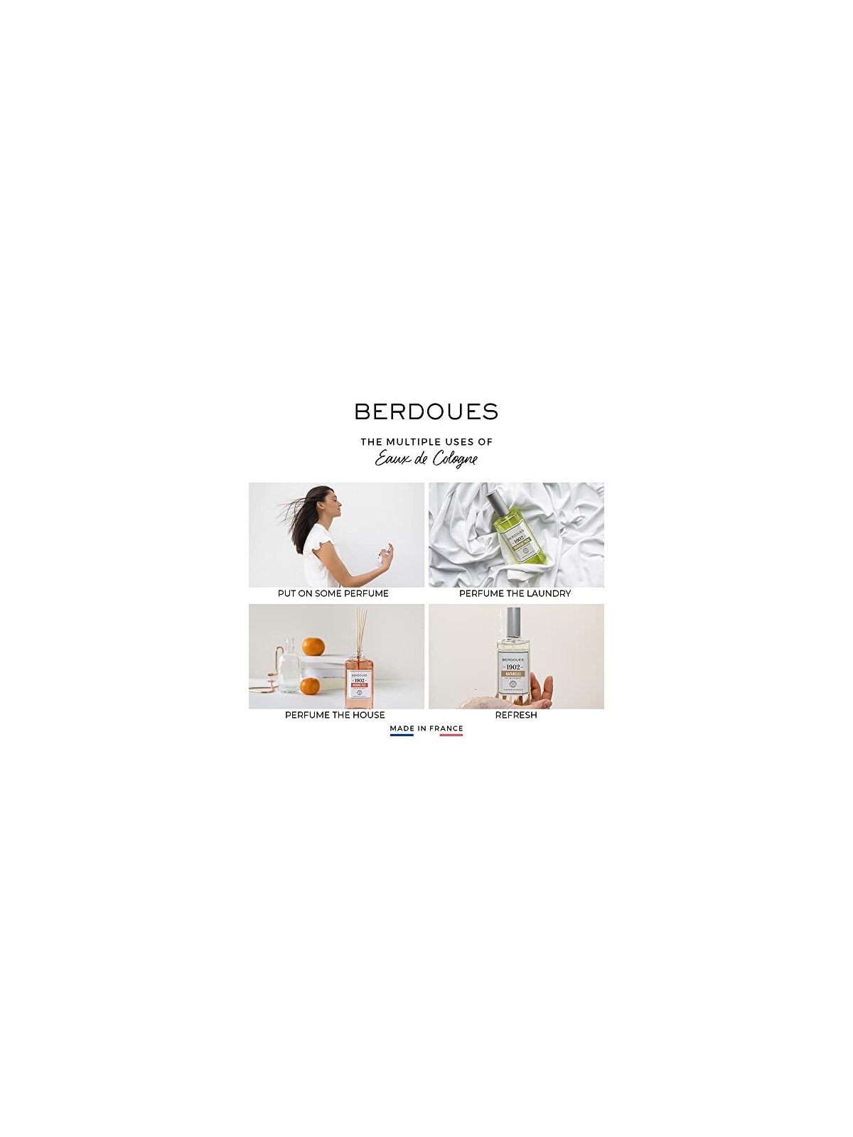 Berdoues 1902 Rosa Acqua di Colonia 125ml donna