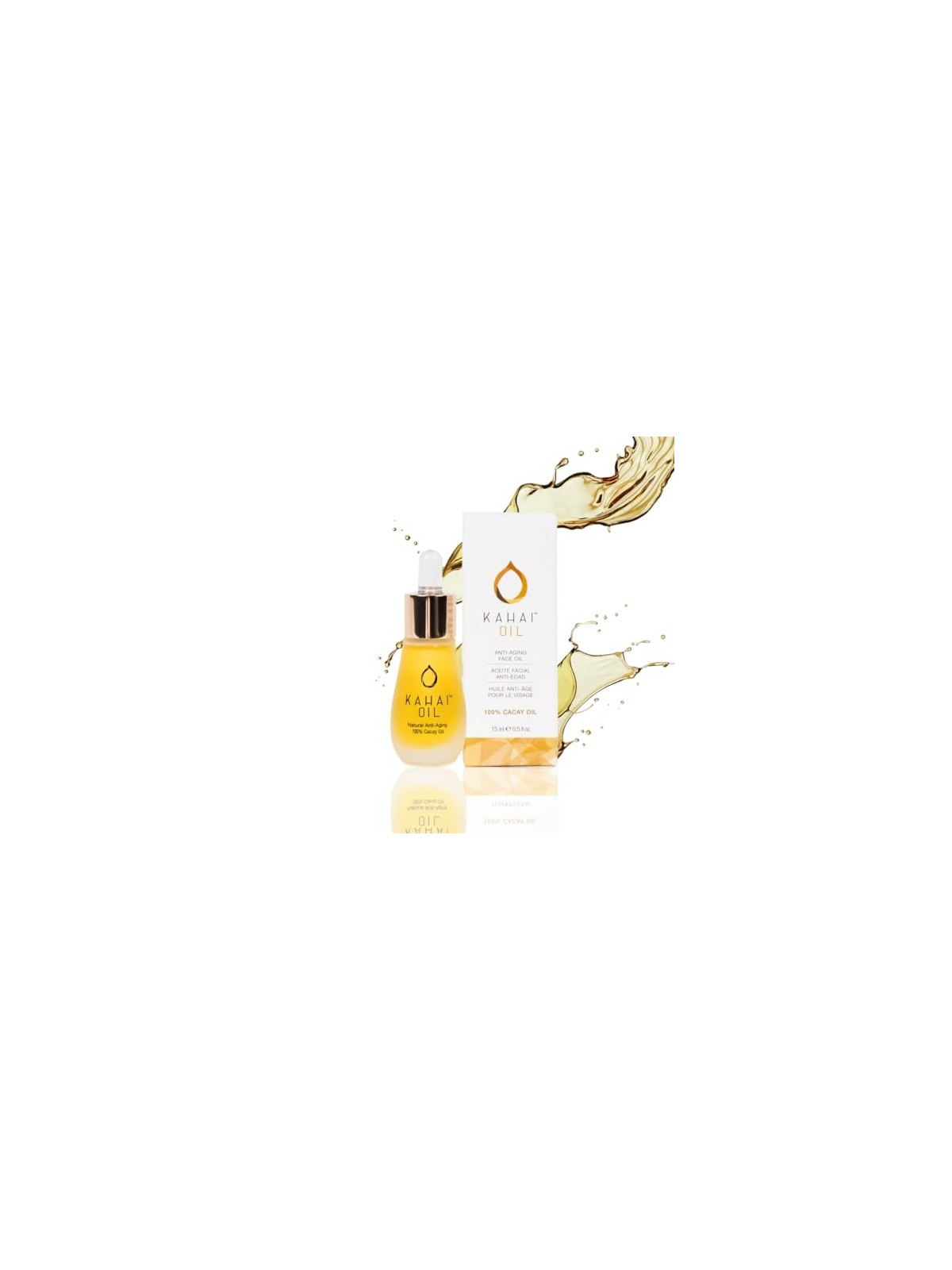 Olio viso Kahai 100 naturale antiinvecchiamento 15ml donna