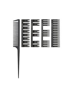 Set di 5 pettini unisex LUSSONI LUSSONI 500 LOTTO 5 unit