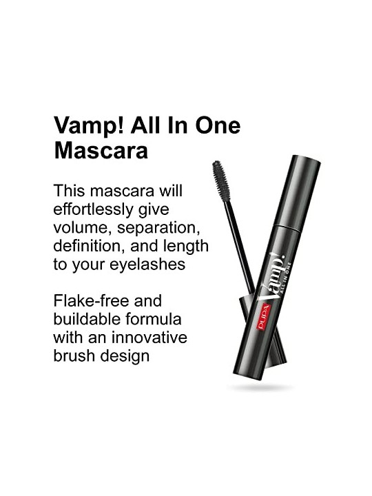 Pupa Vamp! Mascara All in One donna 9ml Numero 101 Extra Black