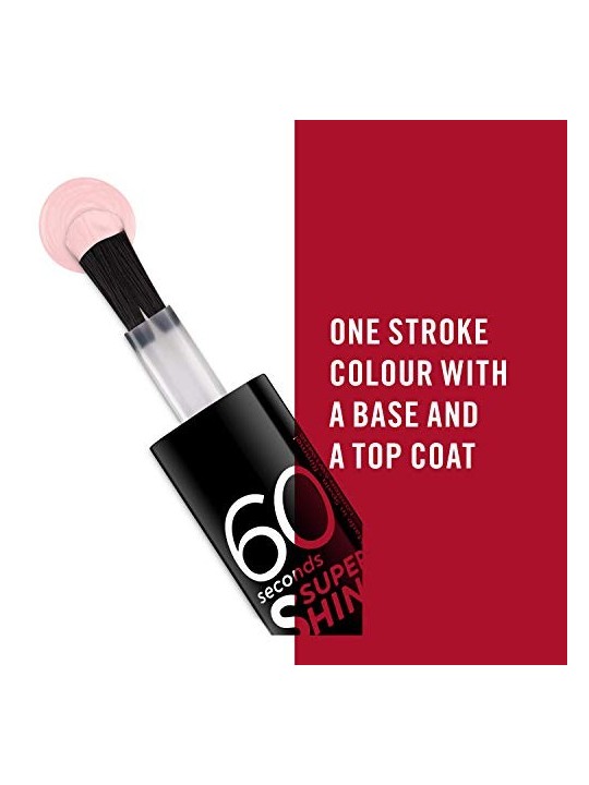 Rimmel 60 Secondi Super Shine Smalto per unghie 8 ml donna 722 All Nails On Deck
