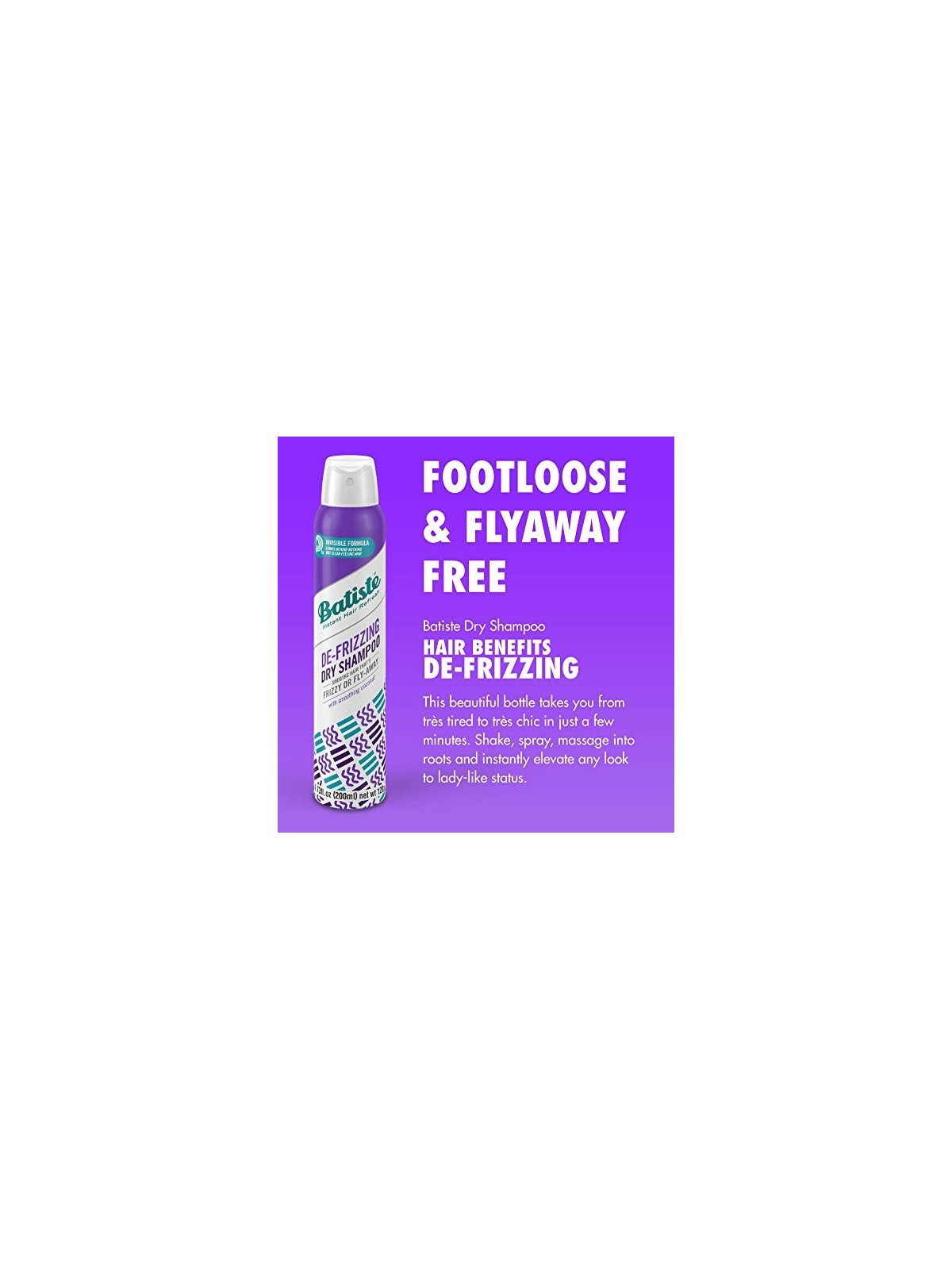 Batiste De-Frizz & Dry Shampoo 200 ml