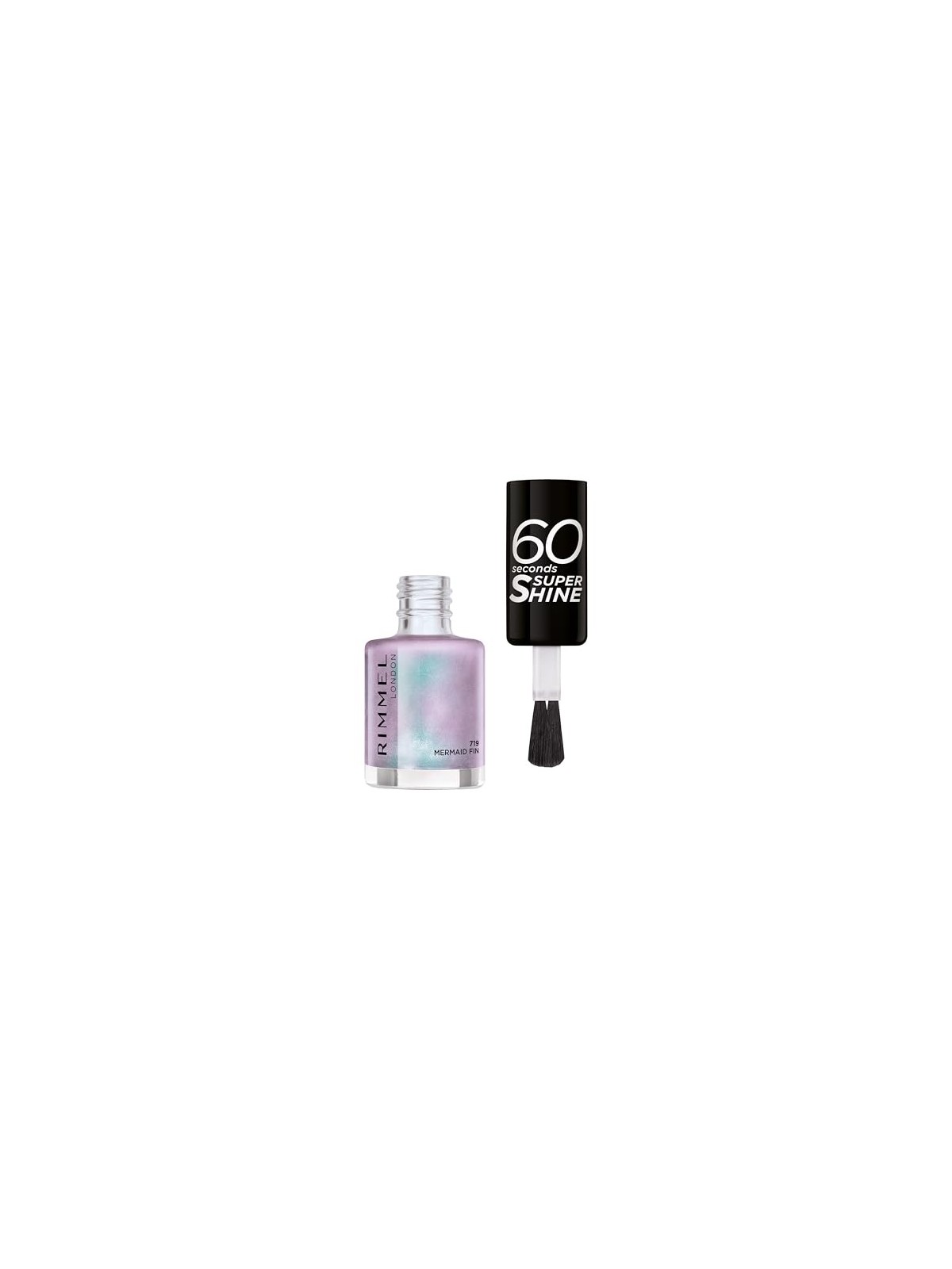 Rimmel 60 Seconds Super Shine Smalto per Unghie 8 ml 719 Pinna Sirena