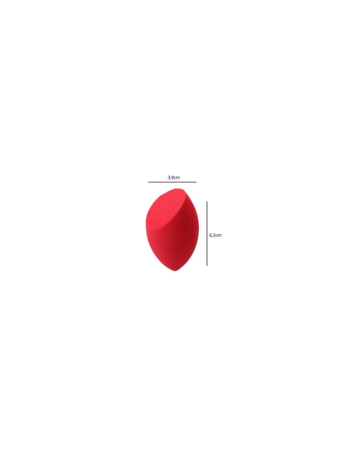 Kashki KASHOKI spugna taglio oliva Rosso 1 unit unisex
