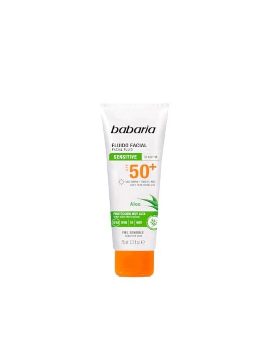 Babaria SOLAR ADN SENSITIVE crema solare viso SPF50 75ml unisex