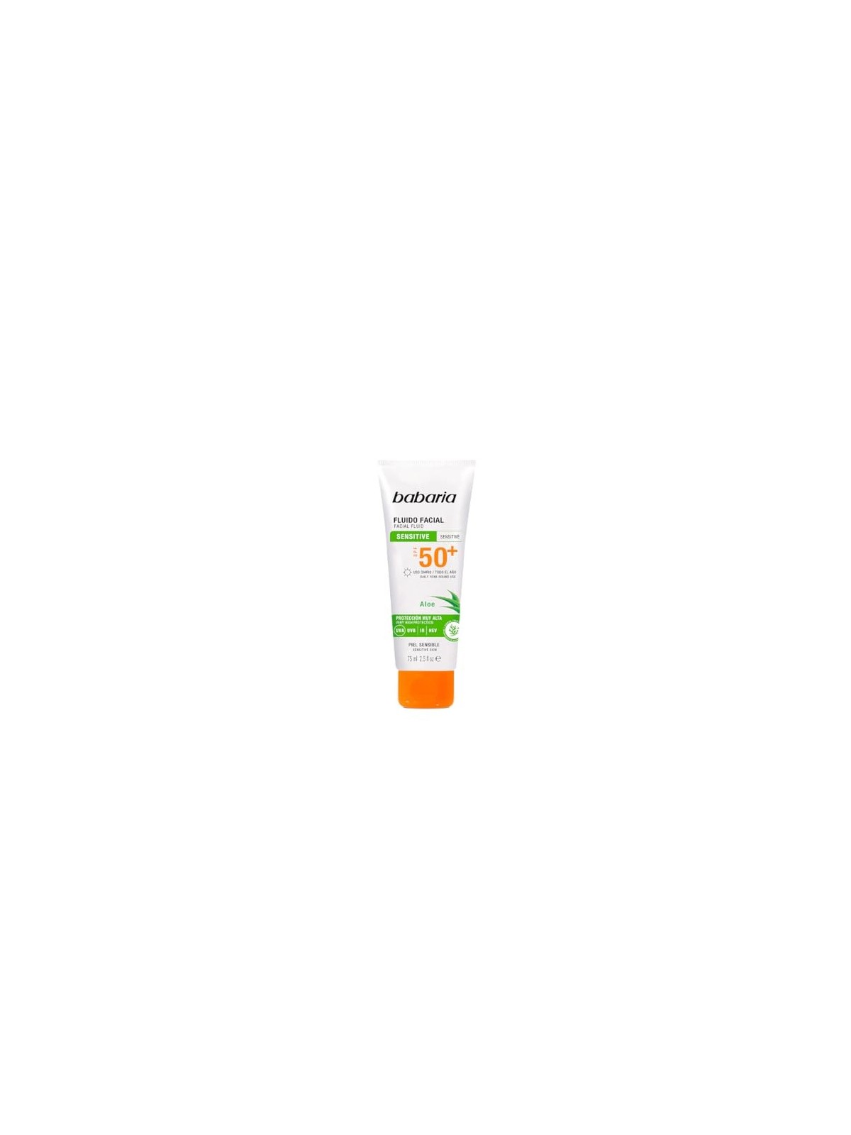 Babaria SOLAR ADN SENSITIVE crema solare viso SPF50 75ml unisex