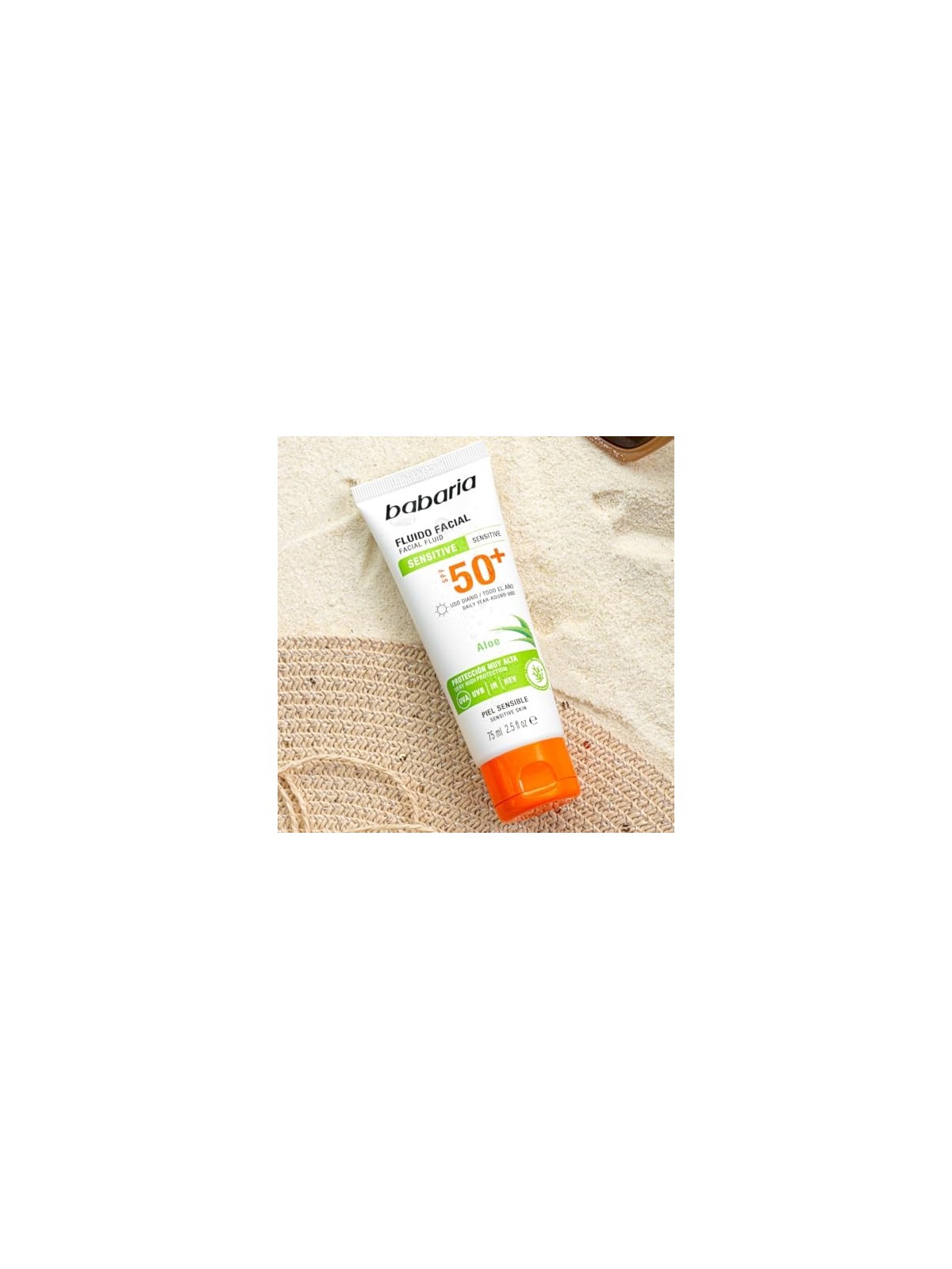 Babaria SOLAR ADN SENSITIVE crema solare viso SPF50 75ml unisex