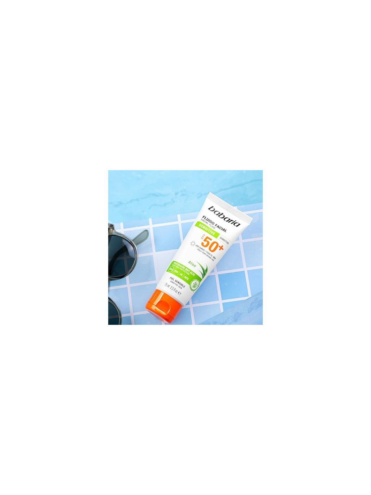 Babaria SOLAR ADN SENSITIVE crema solare viso SPF50 75ml unisex