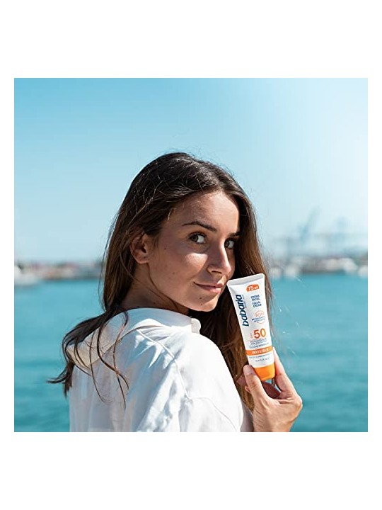 Babaria crema solare spf50 invisibile 75ml donna