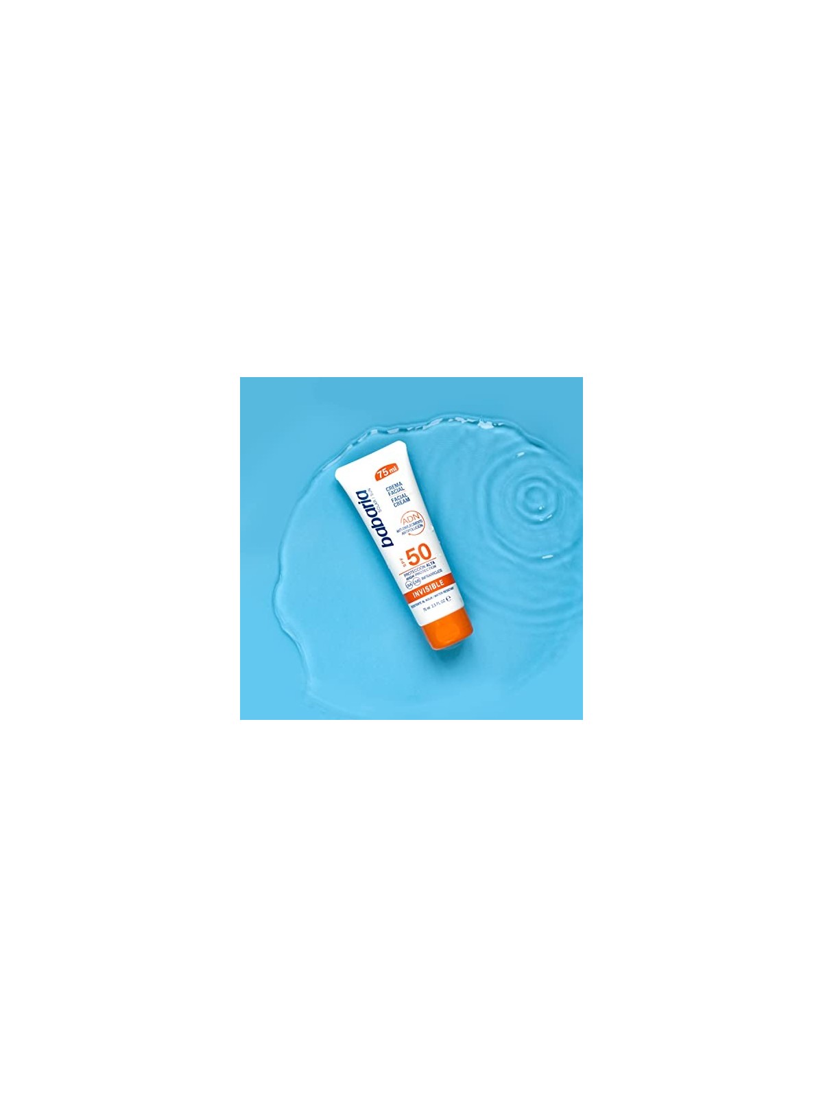 Babaria crema solare spf50 invisibile 75ml donna
