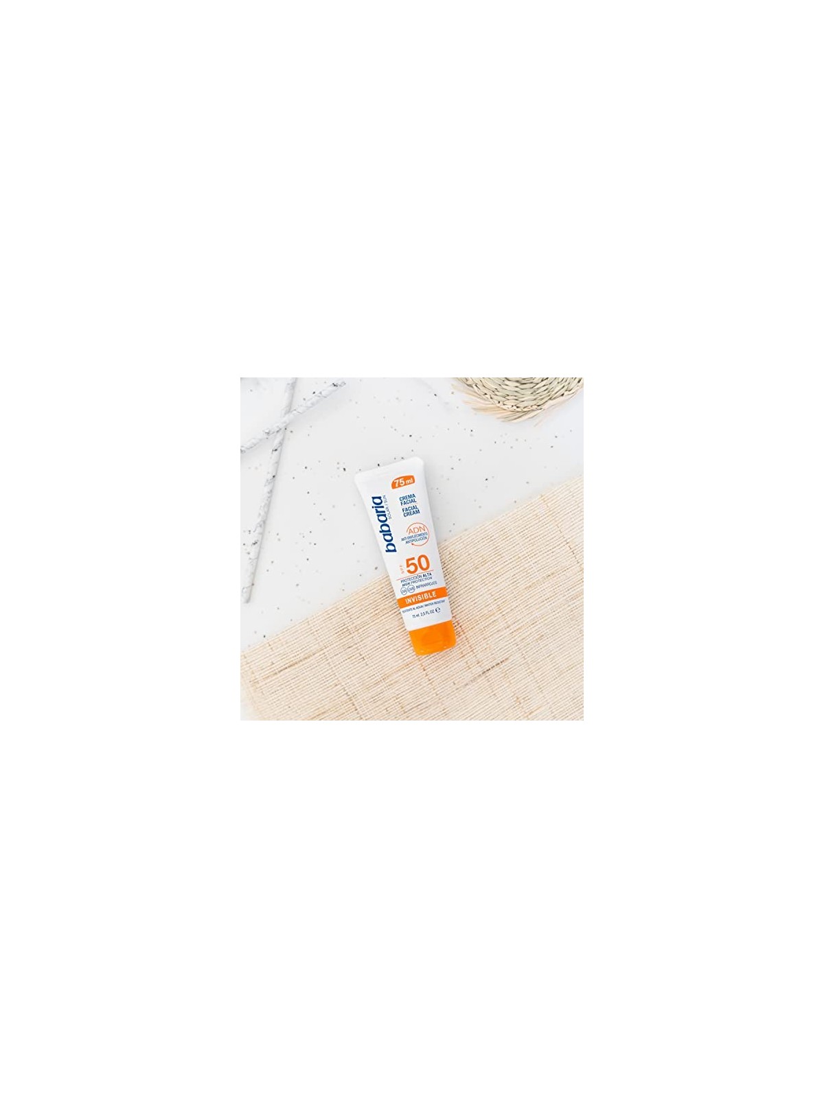 Babaria crema solare spf50 invisibile 75ml donna