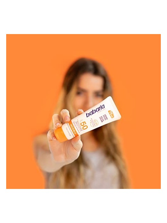 Babaria crema solare spf50 invisibile 75ml donna