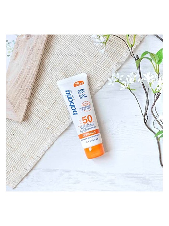 Babaria crema solare spf50 invisibile 75ml donna