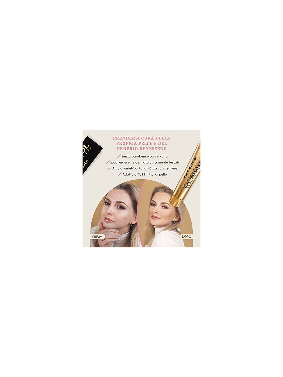 Dermacol Makeup Cover Trucco per Pelle Chiara