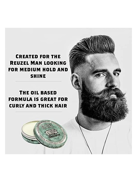 Pomata per capelli REUZEL Grease Medio Hol Green