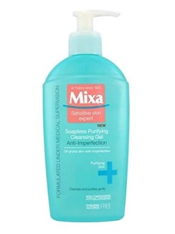 MIXA Gel Purificante Senza Sapone per la Pulizia della Donna 200ml