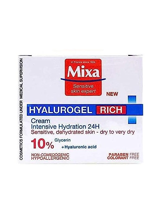 Mixa Intense Hydrating Day Cream Hyalurogel Rich Cream 50ml