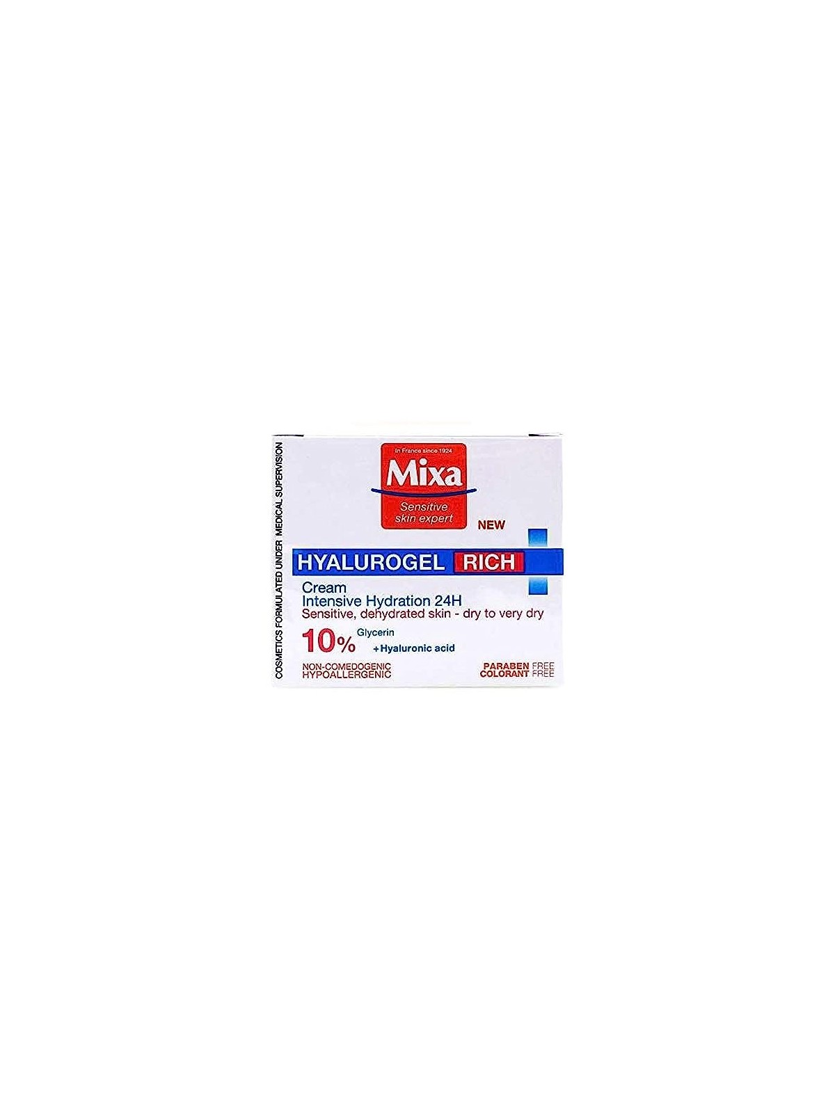 Mixa Intense Hydrating Day Cream Hyalurogel Rich Cream 50ml