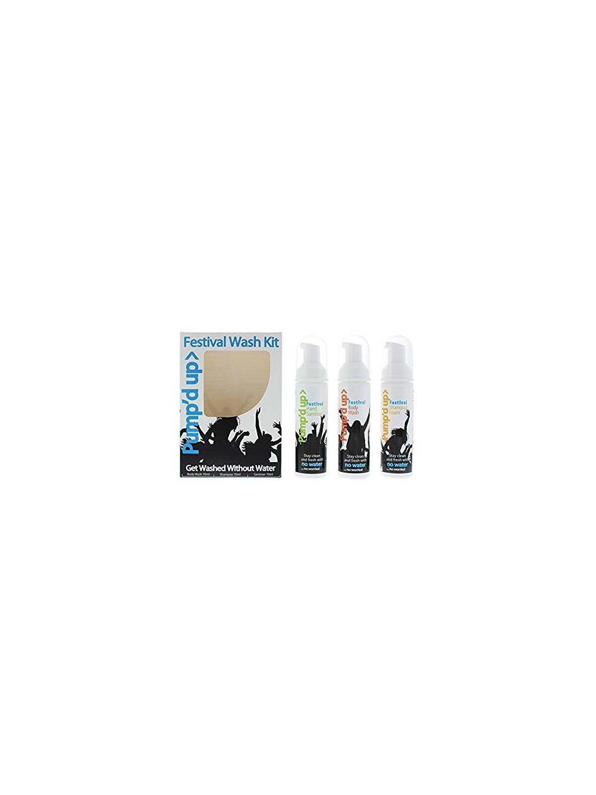 Set disinfettante 99% Pump'd UP per donna 700g