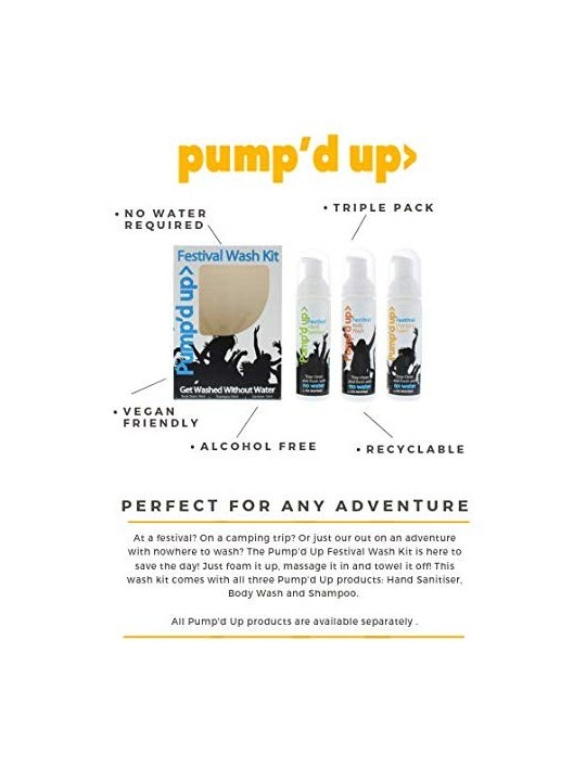 Set disinfettante 99% Pump'd UP per donna 700g
