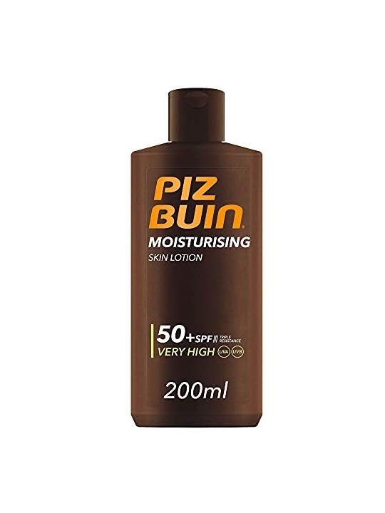Lozione solare idratante SPF50 con effetto idratante