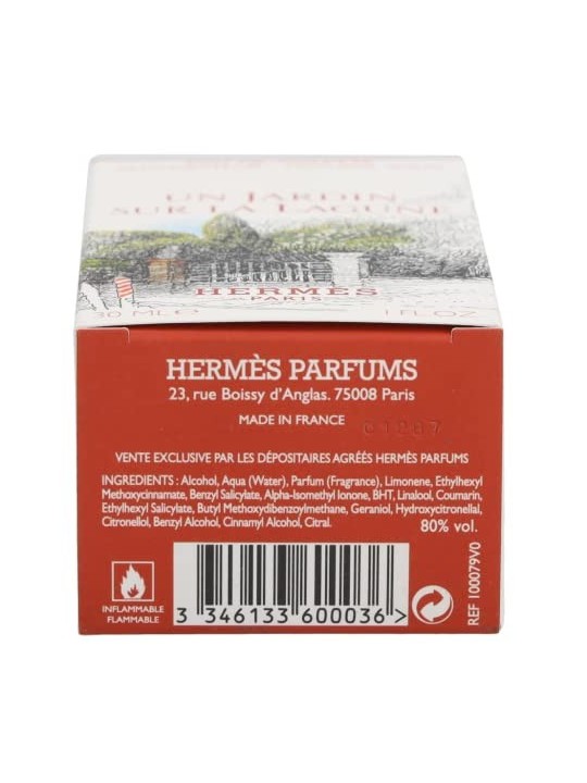 Eau de Toilette Hermes Paris, 30ml - Un Jardin sur la Lagune