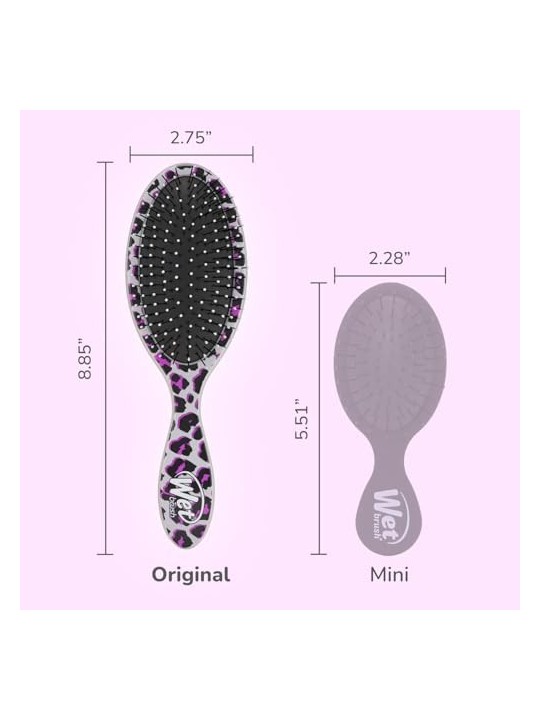 Wet Brush Districante originale Safari Pink Leopard donna