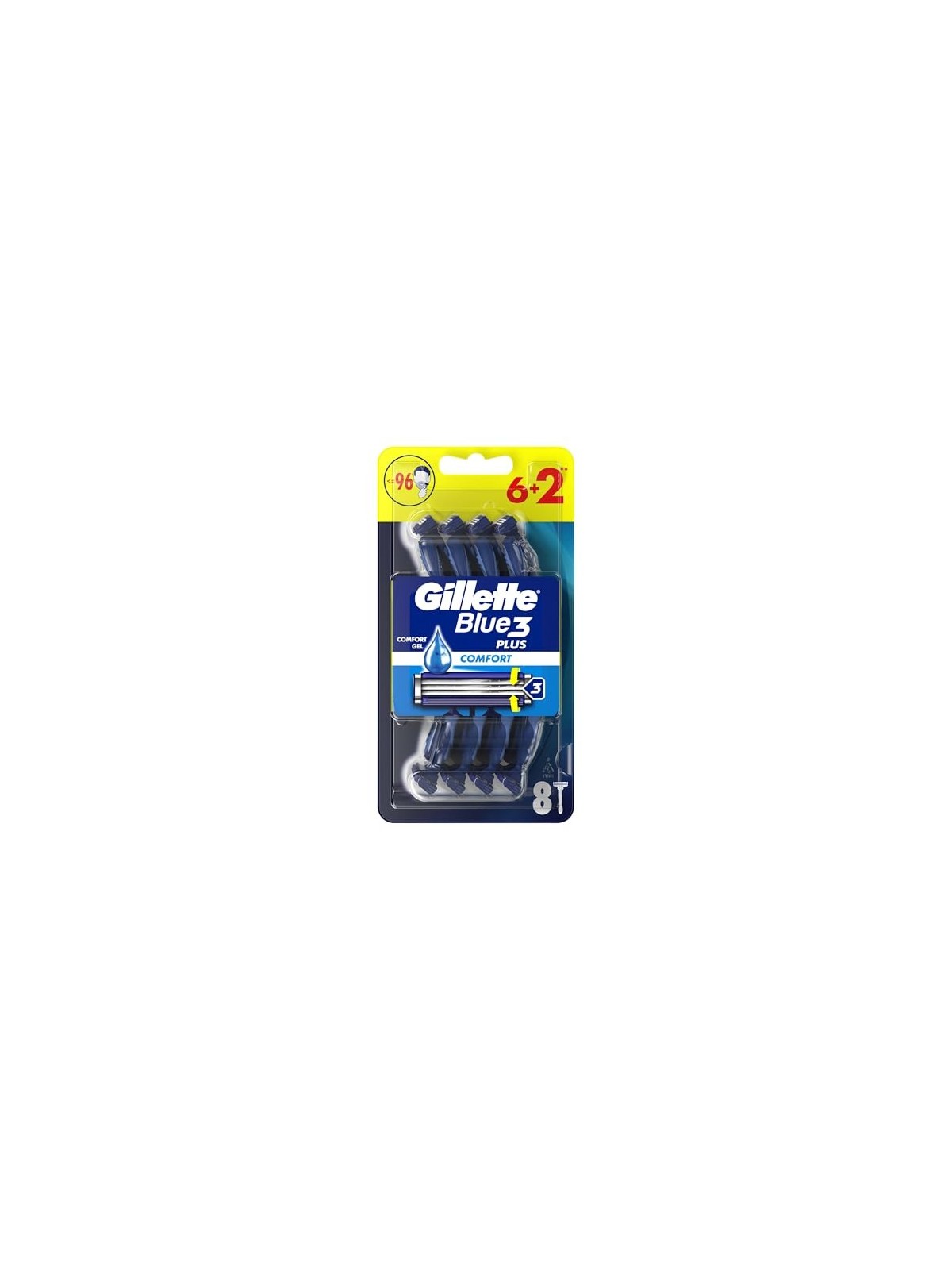 Gillette Blue3 Comfort 6 2 pezzi uomo