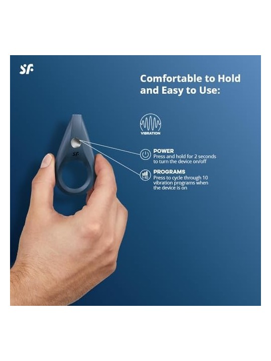 Anello vibrante unisex Satisfyer Rocket Ring