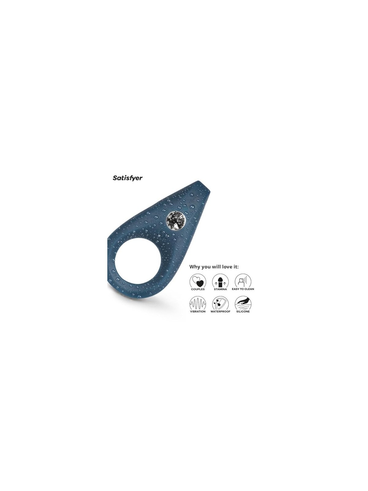 Anello vibrante unisex Satisfyer Rocket Ring