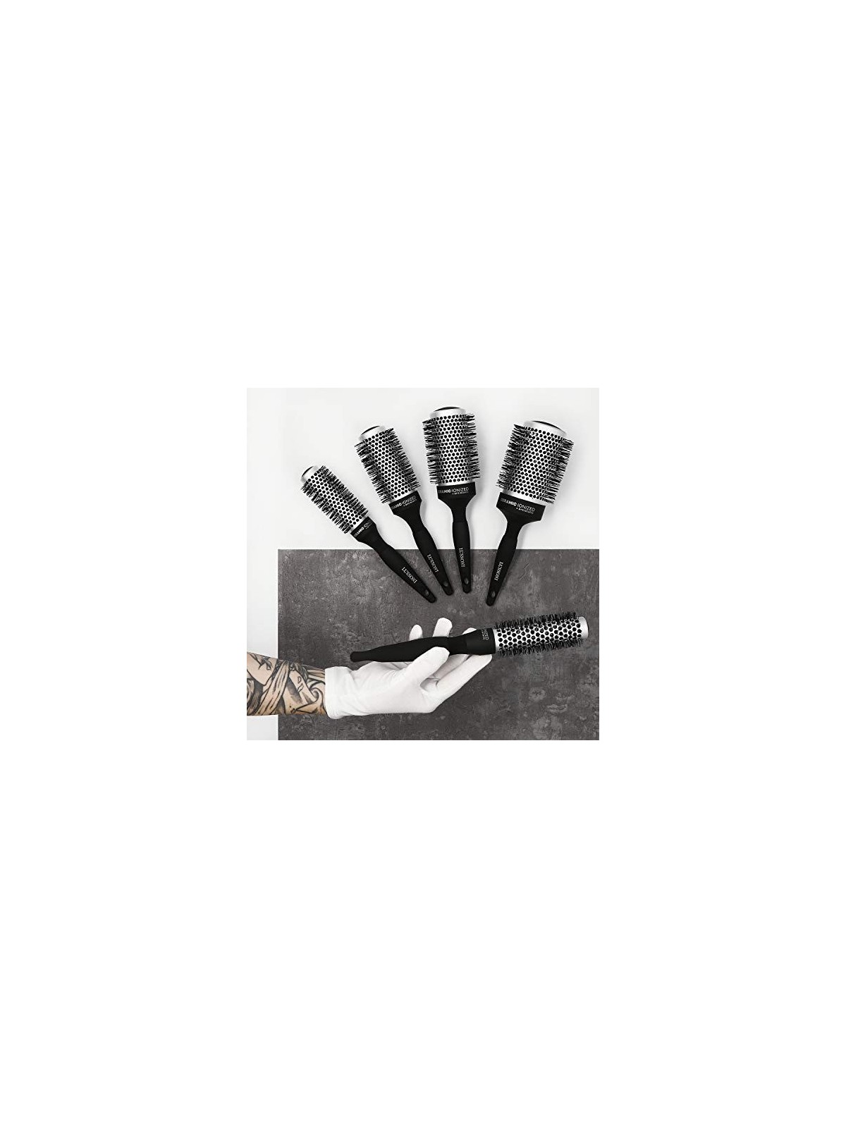 Spazzola rotonda Lussoni CARE e STYLE 65 mm