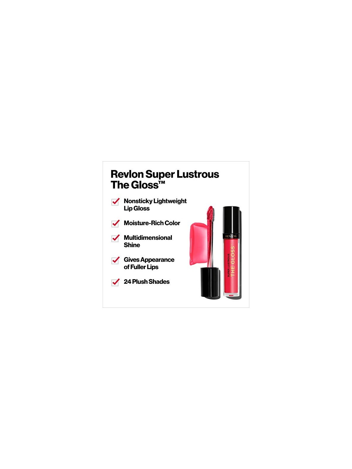 Revlon Super Lustrous Lip Gloss 302 Glazing Lilac 38ml per donna