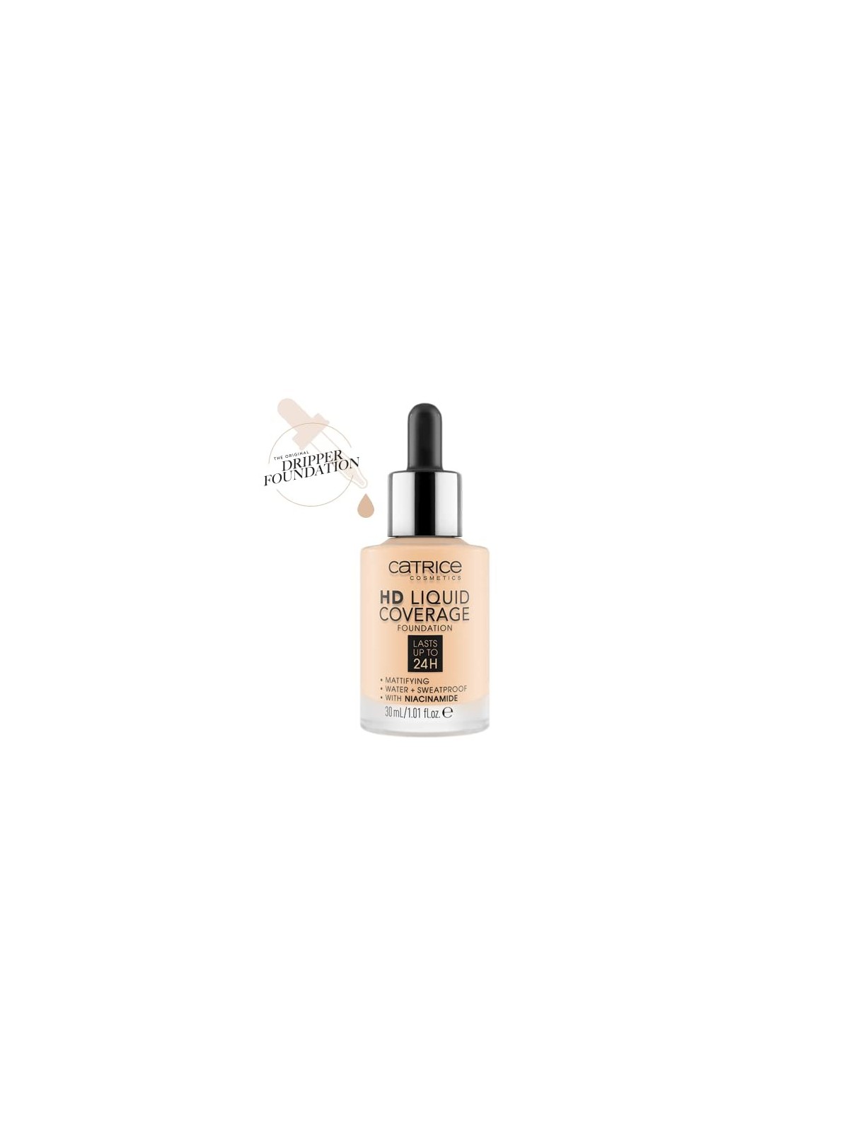 Catrice Liquid Make-Up HD Liquid Coverage 30 ml 002 Beige Porcellana