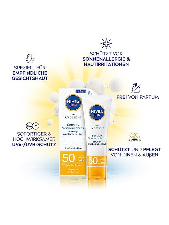 Nivea Sensitive SPF 50 Sun Allergy Protection