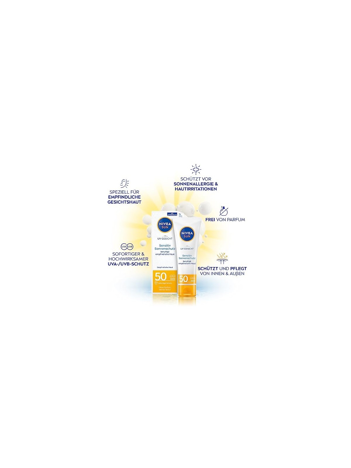 Nivea Sensitive SPF 50 Sun Allergy Protection