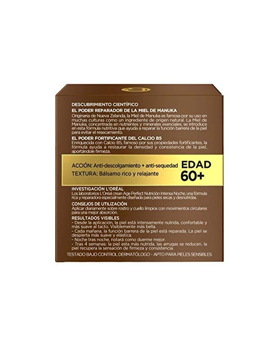 L'Orï¿½ï¿½al Paris AGE PERFECT INTENSE NUTRITION night cream 50ml donna