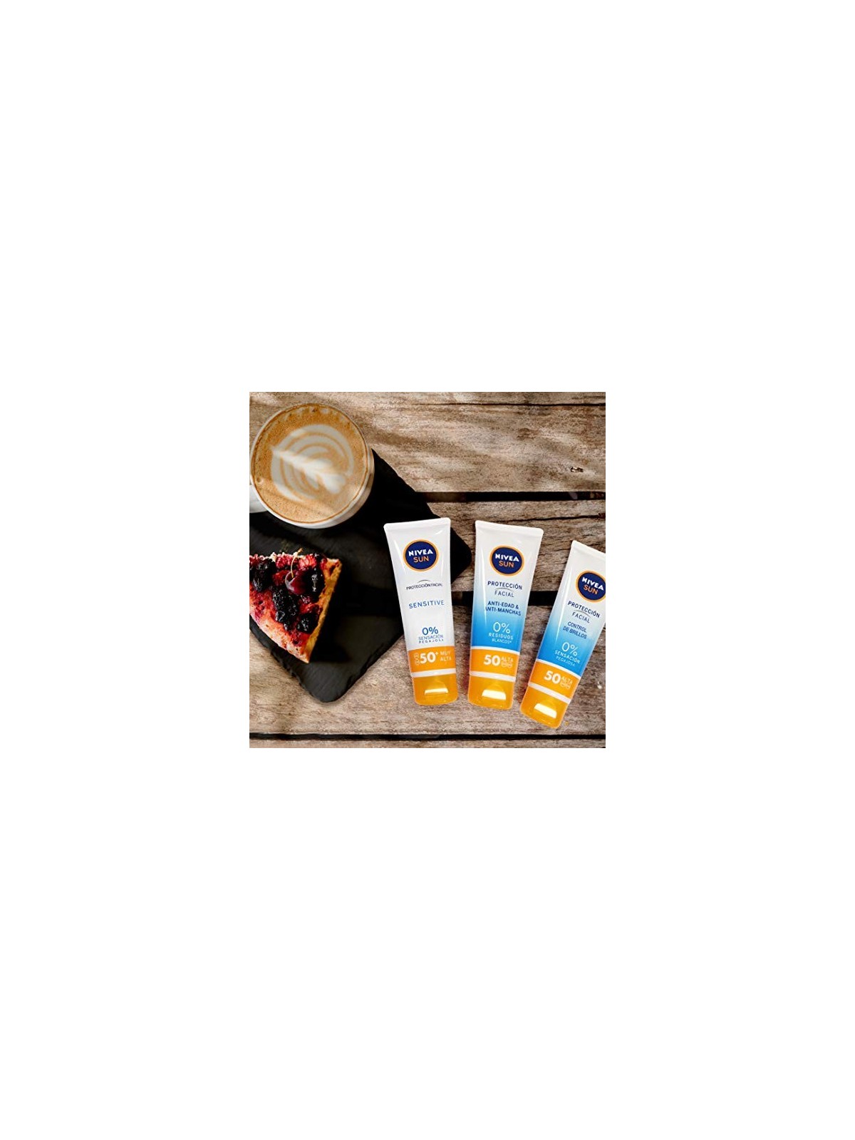 Nivea SUN FACIAL Sensibile SPF50 50ml Unisex