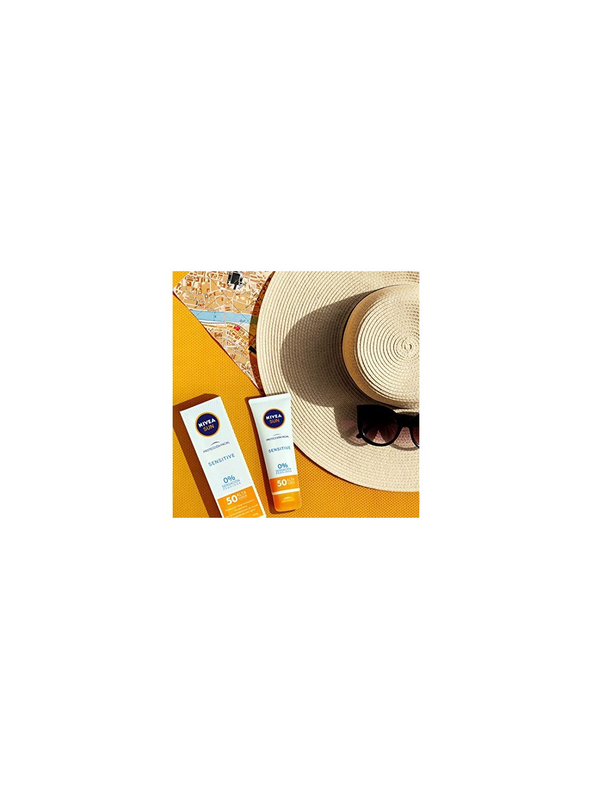 Nivea SUN FACIAL Sensibile SPF50 50ml Unisex