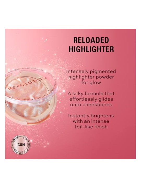 Makeup Revolution Highlight ReLoaded Polvere illuminante 10 g Raise The Bar