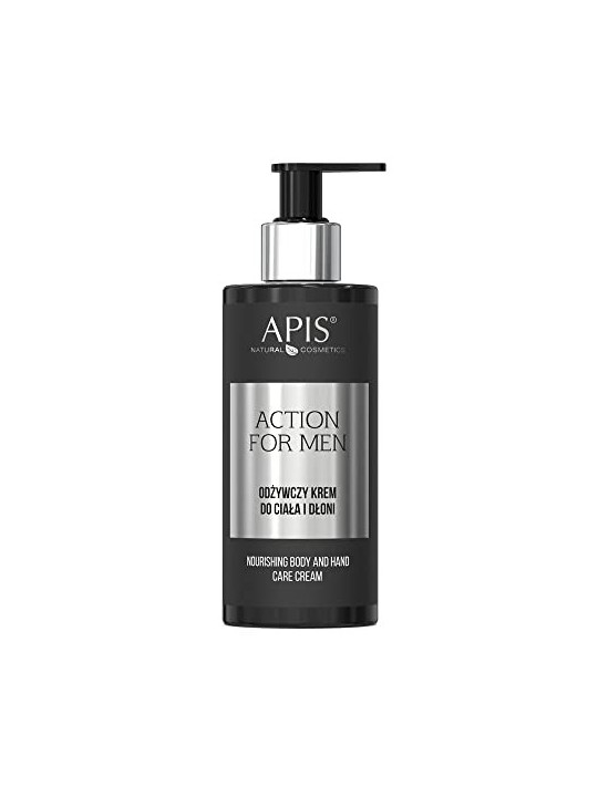 APIS Action For Men crema nutriente corpo e mani
