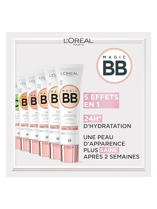 L'Orï¿½ï¿½al Wake Up & Glow BB C'Est Magic SPF20 BB Cream donna Light