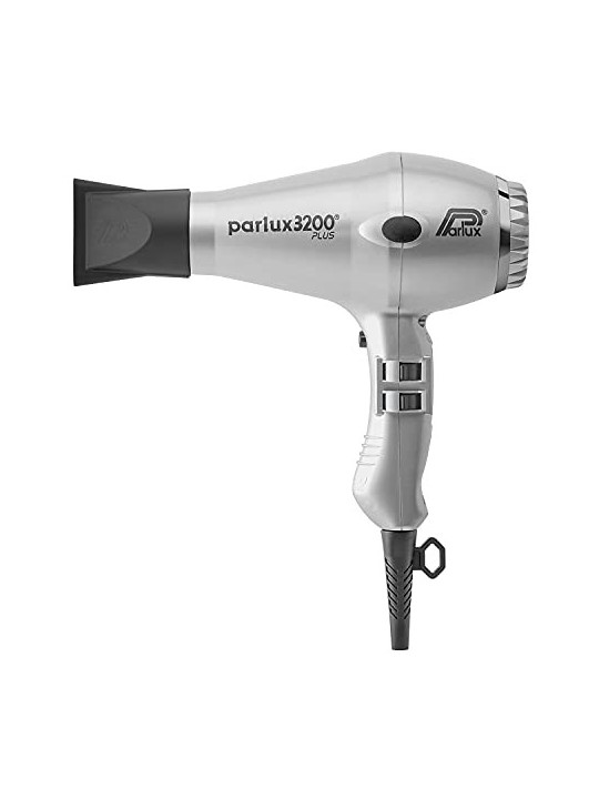 Potente asciugacapelli Parlux 3200 PLUS in argento. Unisex. 1 unitï¿½ï¿½. Qualitï¿½ï¿½ Parlux.