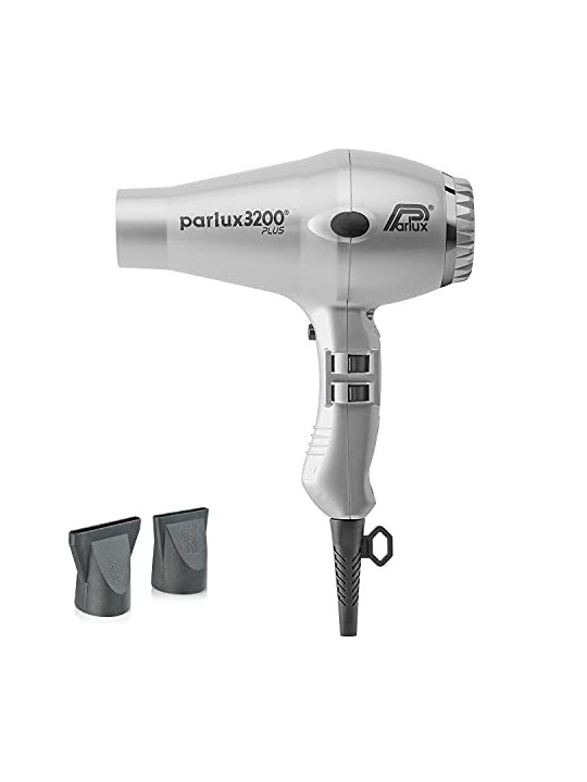 Potente asciugacapelli Parlux 3200 PLUS in argento. Unisex. 1 unitï¿½ï¿½. Qualitï¿½ï¿½ Parlux.