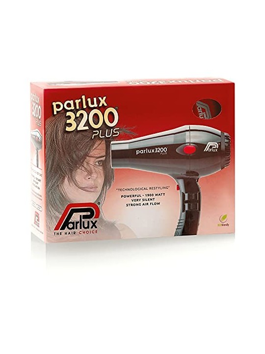 Potente asciugacapelli Parlux 3200 PLUS in argento. Unisex. 1 unitï¿½ï¿½. Qualitï¿½ï¿½ Parlux.