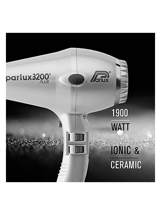 Potente asciugacapelli Parlux 3200 PLUS in argento. Unisex. 1 unitï¿½ï¿½. Qualitï¿½ï¿½ Parlux.
