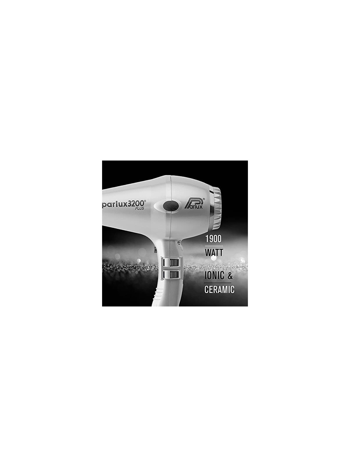 Potente asciugacapelli Parlux 3200 PLUS in argento. Unisex. 1 unitï¿½ï¿½. Qualitï¿½ï¿½ Parlux.